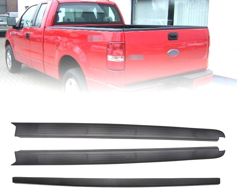 LOSTAR Style Side 5.5' Left & Right Bed Rail & Tailgate Cap Molding Kit Fit for 2004-2005 Ford F150 - Image 1